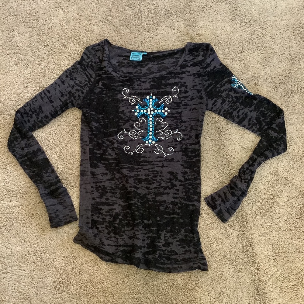 Cowgirl Hardware Embellished Tee Shirt